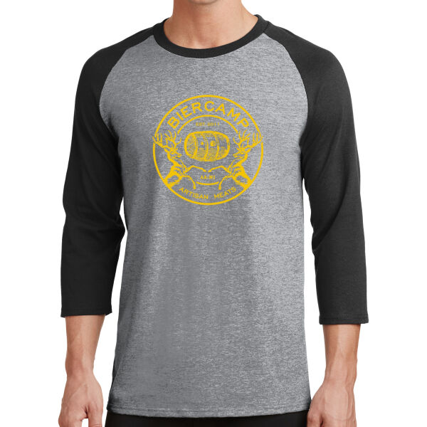 Biercamp Printed - Core Blend 3/4 Sleeve Raglan Tee Thumbnail