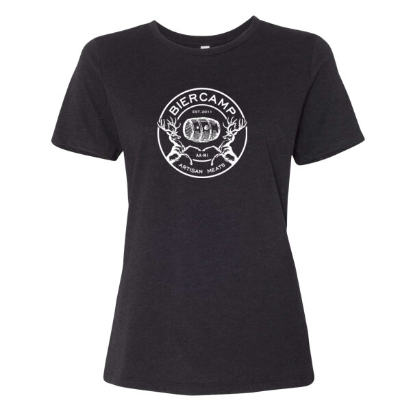 Biercamp Printed - Women’s Relaxed Fit Heather CVC Tee Thumbnail