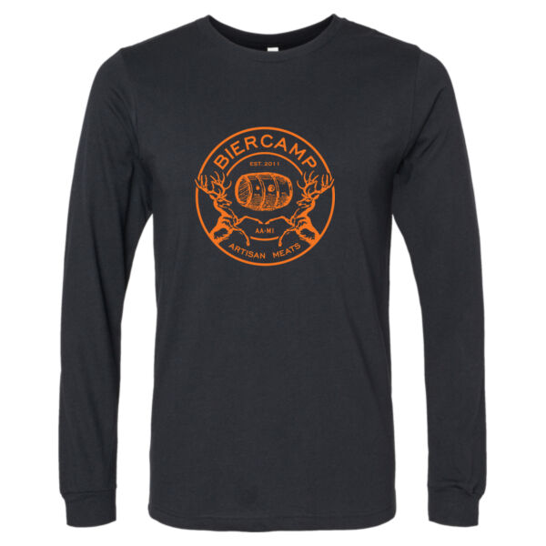 Biercamp Printed - Unisex Heather CVC Long Sleeve Tee Thumbnail