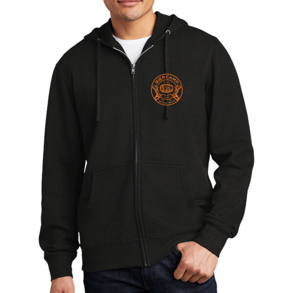 Biercamp Printed - Fleece Full Zip Hoodie Thumbnail
