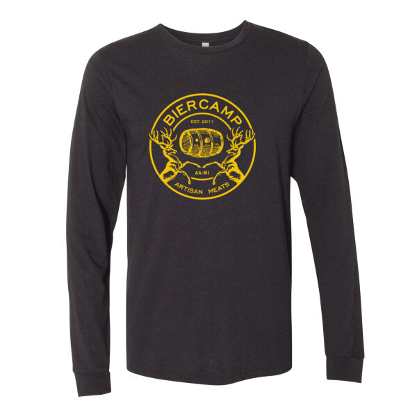 Biercamp Printed - Unisex Heather CVC Long Sleeve Tee Thumbnail